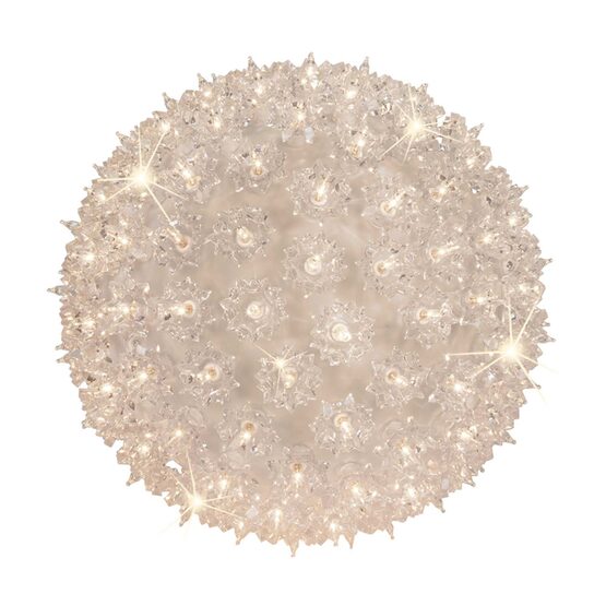6" Light Sphere, 50 Twinkle Warm White T5 LED Lights