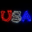12" LED Patriotic Red White and Blue USA Sign 