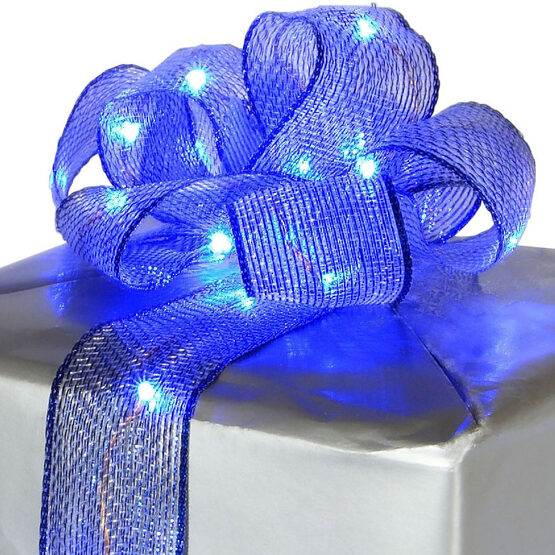Lighted Blue LED Ribbon Yard Envy