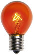 S11 Colored Party Bulbs, Amber