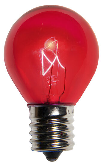 S11 Colored Party Bulbs, Pink