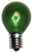 S11 Colored Party Bulbs, Green