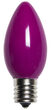 C9 Light Bulb, Purple Opaque