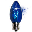 C9 Light Bulb, Blue Twinkle