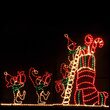 48" LED Animated Elf and Stocking with Controller 
