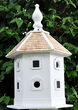 White Danbury DoveCote 6 Room Bird House