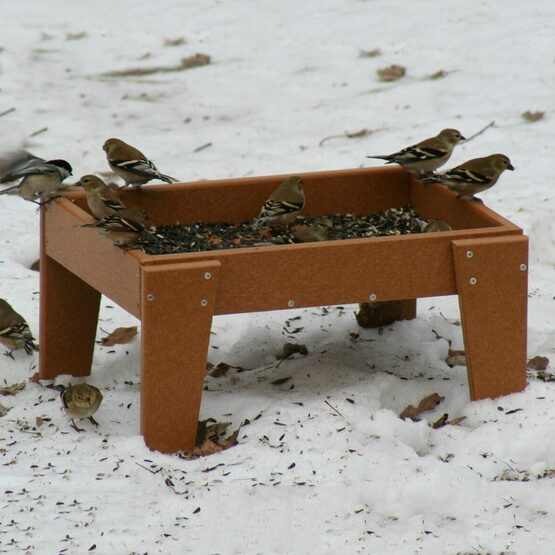 recycled ground bird feeder yard envy recycled ground bird feeder yard envy