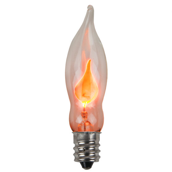 C7 Light Bulb, Orange Flicker Flame