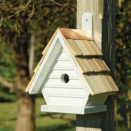 Chick Post-Tree Bird House - Yard Envy