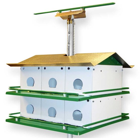 purple martin bird house safety system with pole yard envy purple martin bird house safety system with pole yard envy