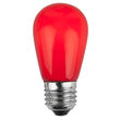 S14 Colored Party Bulbs, Red Opaque