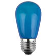 S14 Colored Party Bulbs, Blue Opaque