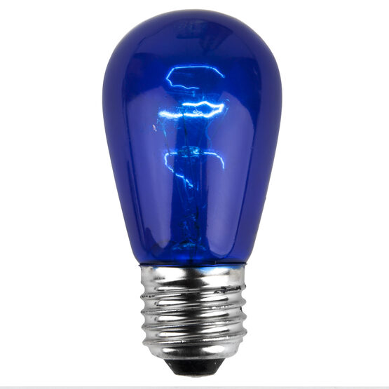 S14 Colored Party Bulbs, Blue