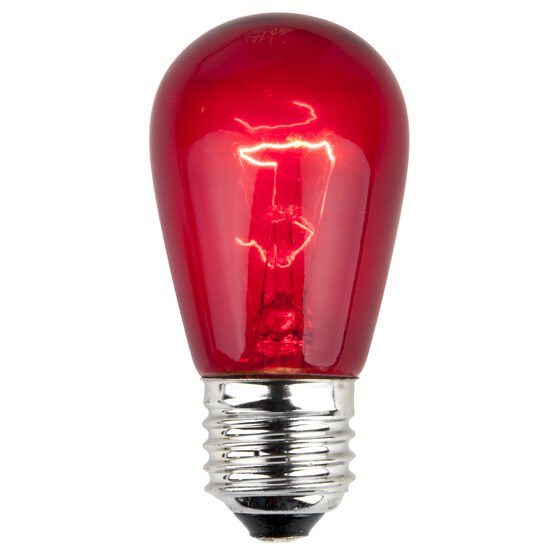 S14 Colored Party Bulbs, Red