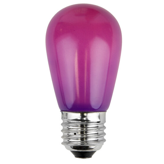 S14 Colored Party Bulbs, Purple Opaque