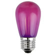 S14 Colored Party Bulbs, Purple Opaque