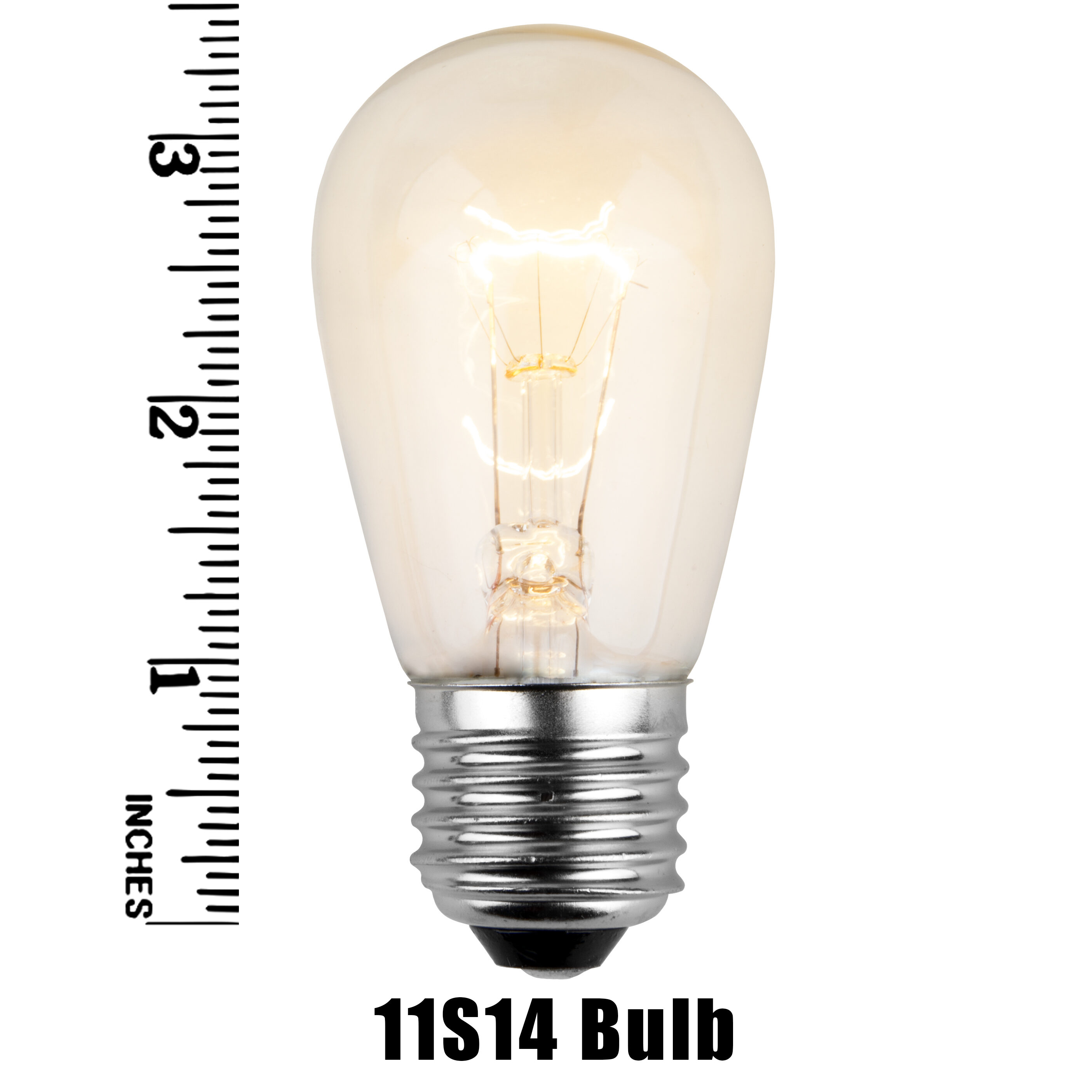 clear filament bulbs