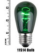 S14 Colored Party Bulbs, Green