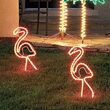 24" Flamingo Motif, Pink Lights 