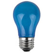 A15 Colored Party Bulbs, Blue Opaque