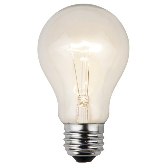 A19 Patio Light Bulbs, Clear