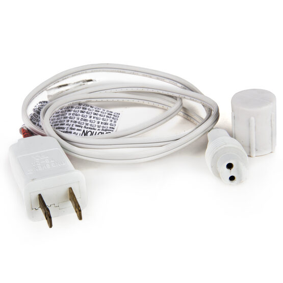 Commercial LED Power Adapter, White Wire