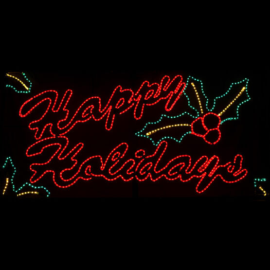 48" Happy Holidays With Holly 