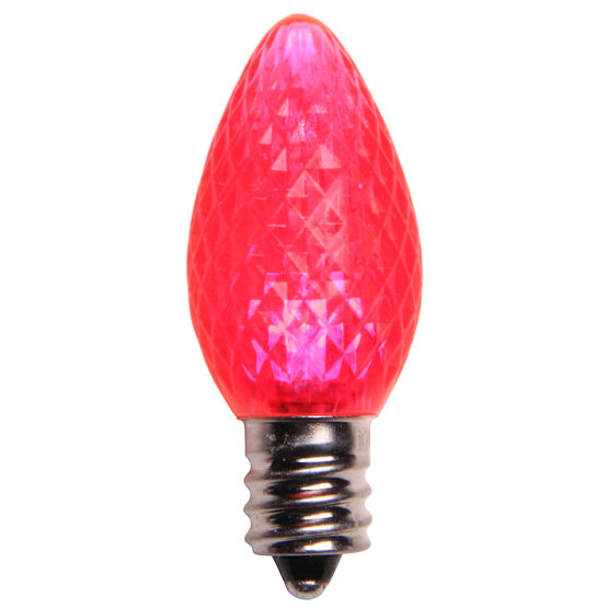 C7 LED Light Bulb, Pink 