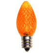 C7 LED Light Bulb, Amber / Orange 