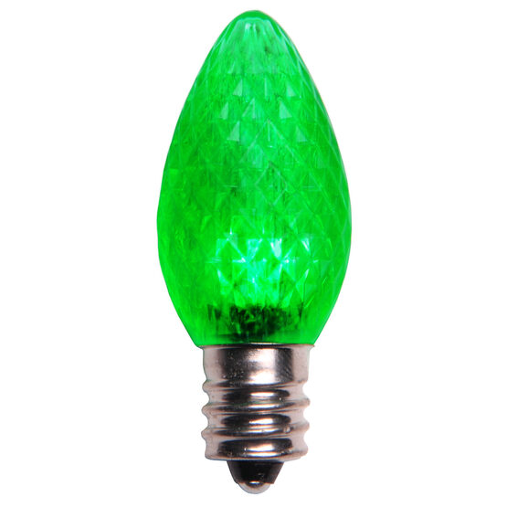 C7 LED Light Bulb, Green 