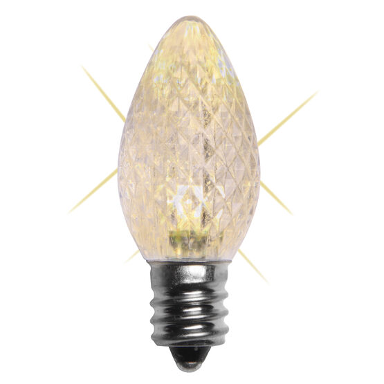 C7 LED Light Bulb, Warm White Twinkle