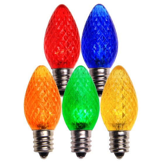 C7 LED Light Bulb, Multicolor 