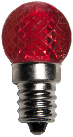 Mini G20 Globe LED Patio Light Bulb, Red 