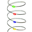 7' LED Fairy Lights, Multicolor, Green Wire