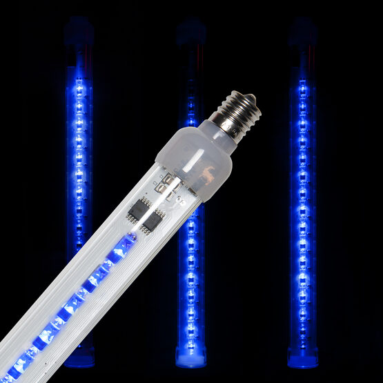 T8 Grand Cascade LED Light Tubes, Blue , E17 Base