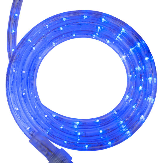 30' Blue LED Rope Light, 120 Volt, 1/2"