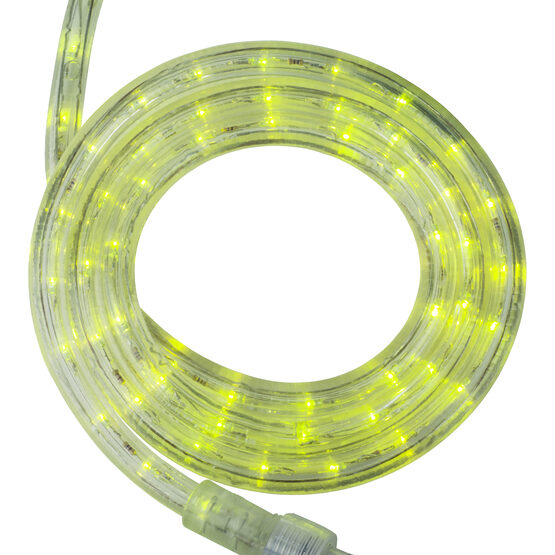 30' Lime Green LED Rope Light, 120 Volt, 1/2"