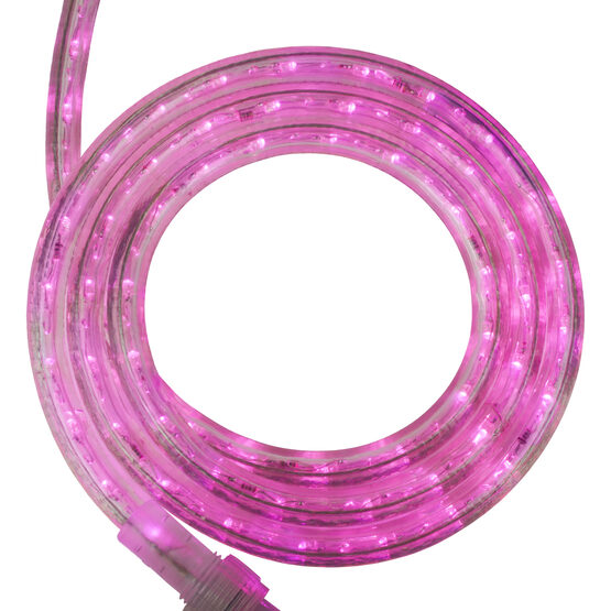 12' Pink LED Rope Light, 120 Volt, 1/2"