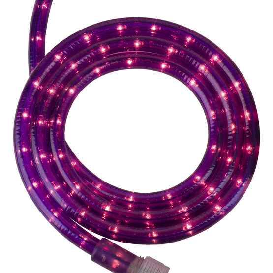 30' Purple Rope Light, 120 Volt, 1/2"
