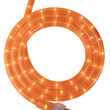 12' Fluorescent Orange Rope Light, 120 Volt, 1/2"