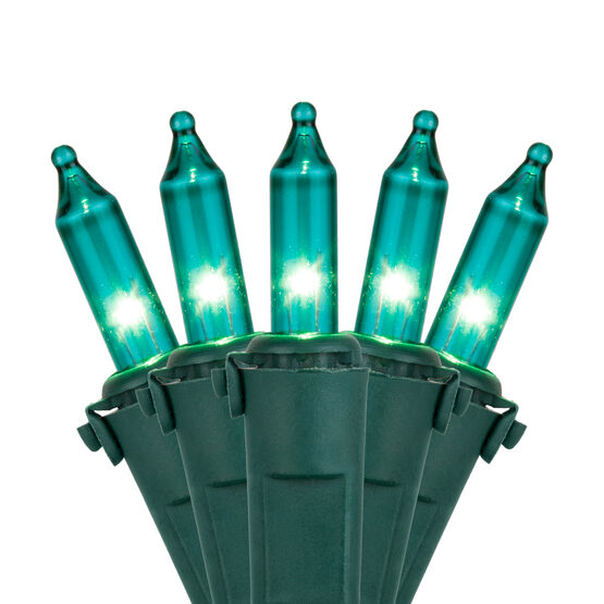 Commercial Teal Mini String Lights