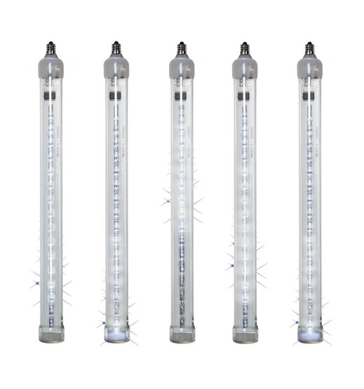 T8 Grand Cascade LED Light Tubes, Cool White , E12 Base