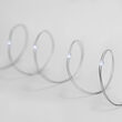 10' LED Fairy Lights, Cool White, Silver Wire
