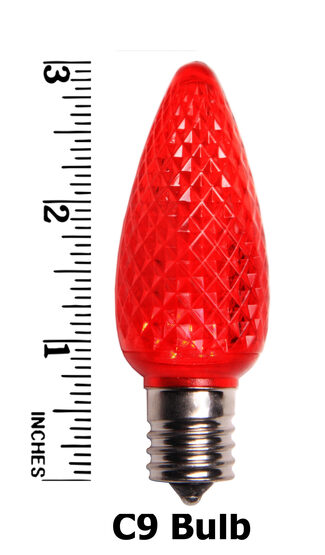 C9 LED Light Bulb, Red-Green Color Change