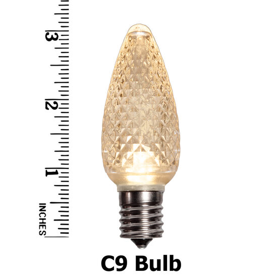 C9 LED Light Bulb, Sun Warm White 