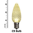 C9 LED Light Bulb, Warm White 