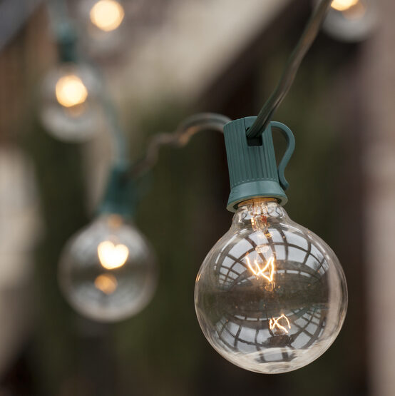 globe string lights clear g50 bulbs green wire yard envy globe string lights clear g50 bulbs green wire yard envy