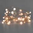 10' LED Fairy Lights, Warm White, Silver Wire
