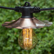 35' Patio String Lights, 7 Clear A75 Bulbs