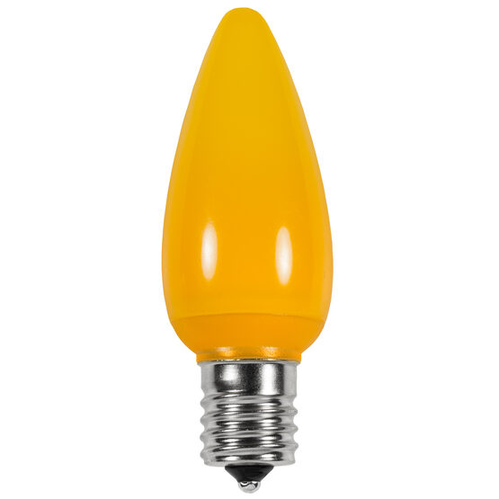 C9 Smooth LED Light Bulb, Gold